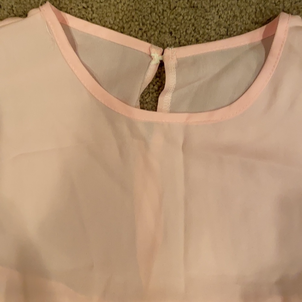 Light Pink Ruffle Dress - Picture 2 of 3